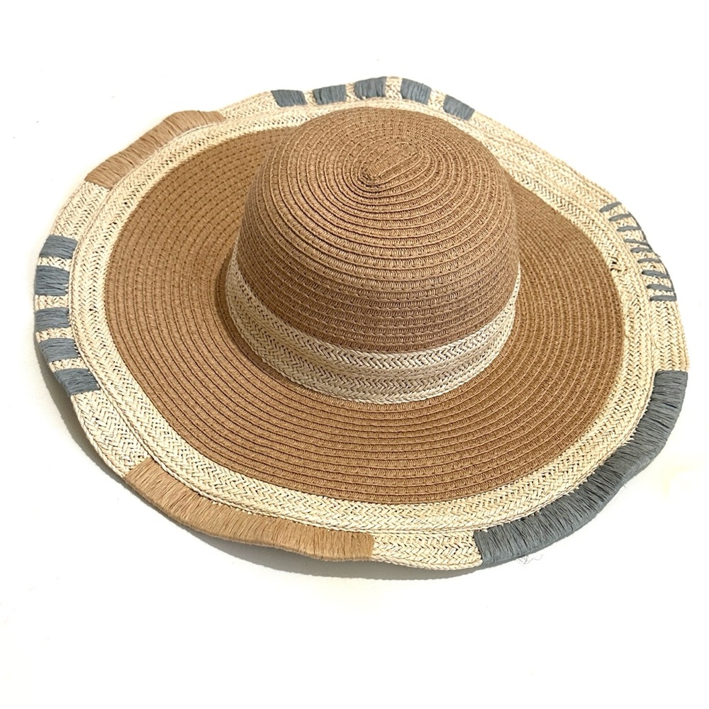 World Market Wide Brim Straw Hat - Picture 2 of 2
